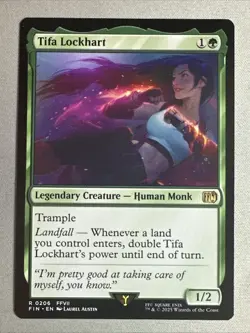 MTG / Tifa Lockhart / FIN / #206 / Regular / Rare / NM - Image 1