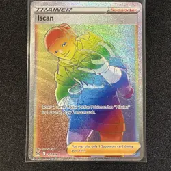 Pokemon TCG Iscan Sword & Shield - Lost Origin 207/196 Rainbow Secret Rare NM A - Image 1