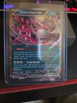 Fezandipiti EX 038/064 SV Shrouded Fable Holo Double Rare Pokemon TCG NM - Image 1