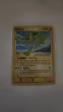 Jolteon Gold Star 101/108 Power Keepers Holo Moderately Played Pokemon - Image 1