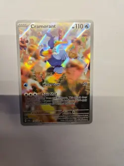 Pokemon TCG Cramorant 176/167 Twilight Masquerade Illustration Rare - Image 2
