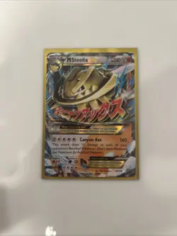 Pokemon TCG Mega-Steelix-EX Steam Siege 68/114 Holo Holo Rare EX NM/LP - Image 1
