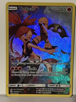 Torkoal (Secret) 237/236 SM - Cosmic Eclipse LP Pokemon Fast Shipping - Image 1