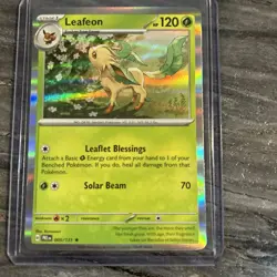 Pokemon TCG SV: Prismatic Evolutions Leafeon 005/131 - Image 1