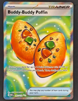 Buddy-Buddy Puffin 167/132 Mega Evolution Full Art Trainer Pokemon TCG NM - Image 1