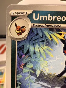 Umbreon Near Mint Trick or Trade Booster Promo Pokemon TCG 130/197 LP/NM - Image 2