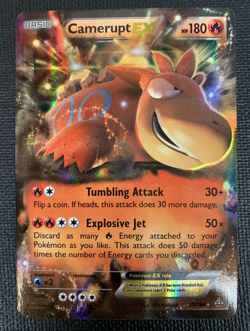 Camerupt EX 29/160 Ultra Rare Holo Pokemon 2015 XY Primal Clash NM - Image 1