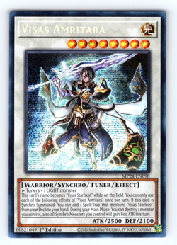 Yugioh Visas Amritara MP24-EN098 1st Edition Prismatic Secret Rare Holo - NM 💎 - Image 1