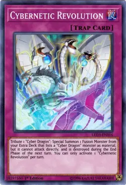 Yugioh! LP Cybernetic Revolution - LED3-EN016 - Super Rare - 1st Edition Lightly - Image 1