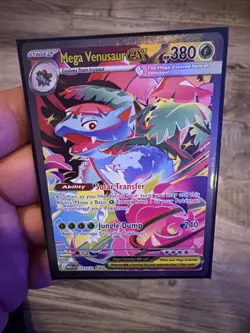Mega Venusaur EX 177/132 (Mega Evolution) Pokemon Card Near Mint Condition - Image 1