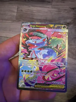 Mega Venusaur EX 177/132 (Mega Evolution) Pokemon Card Near Mint Condition - Image 2