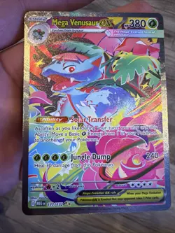 Mega Venusaur EX 177/132 (Mega Evolution) Pokemon Card Near Mint Condition - Image 4
