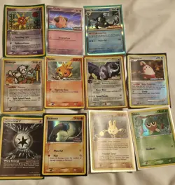 Stamped Vintage Holo Pokemon Card Lot! 11 Stamped Pokemon Cards! - Image 1