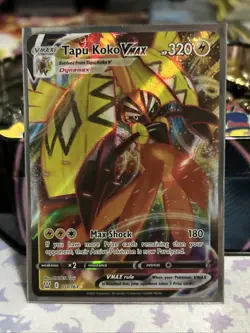Pokemon TCG Card TAPU KOKO VMAX 051/163 Battle Styles - ULTRA RARE HOLO - NM - Image 1