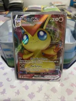 Pokemon Card - Victini VMAX (Ultra Rare) - 22/163 - Mint - Battle Styles - Image 1