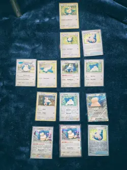 Snorlax Pokemon Card Mixed Lot Of (13) EX, Holo, Reverse Holo, Basic. See Pics - Image 3
