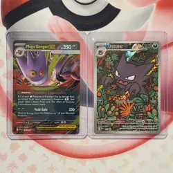 Haunter 027 Promo + Mega Gengar ex 056/094 - Box Fresh - Pokemon Card Lot #877 - Image 1