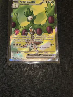 Pokemon TCG Arboliva EX 207/182 Full Art Holo Card, 2025 Destined Rivals - Image 3