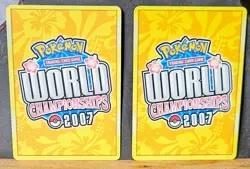 Pokemon Lot of 2 2007 World Championship Energy Cards NM-LP - Image 2