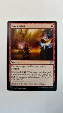 MTG AFC Commander Vandalblast #148 Magic the Gathering - Image 1