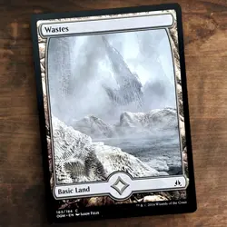 Wastes 183 - Oath of the Gatewatch - Magic The Gathering - Full Art Land - LP - Image 1