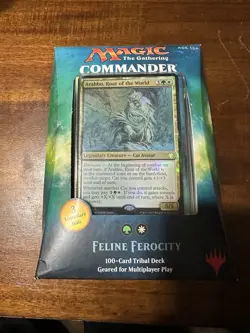 Magic the Gathering Commander Feline Ferocity Deck - Image 1