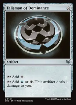 1x Talisman of Dominance NM Eng MTG - Aetherdrift Commander - Image 1