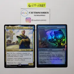 Gwafa Hazid, Profiteer - Battlebond MTG + Foil Kasmina's Transformation (Box11) - Image 1