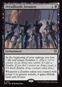 1x Dreadhorde Invasion NM Eng MTG - Aetherdrift Commander - Image 1