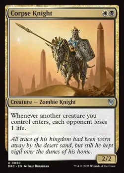 1x Corpse Knight NM Eng MTG - Aetherdrift Commander - Image 1