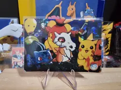 1999 Vintage Pocket Monsters Vending Prism - Cubone, Pikachu, Magmar Camp #373 - Image 2