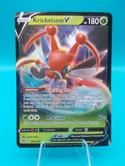 Kricketune V 006/163 Swsh05: Battle Styles Pokemon TCG Holo Near Mint/Mint - Image 1