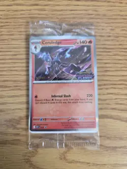 Pokemon Phantasmal Flames Prerelease Staff Promo Set SEALED - All 4 Promos - Image 1