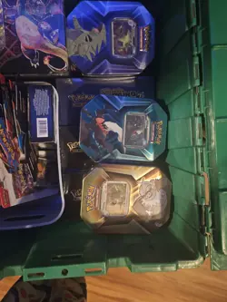 Pokemon TCG: Triple Whammy Tin Set: Tyranitar,Darkrai, Slaking SEALED LOT - Image 1