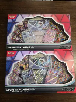 Pokemon TCG: Lugia ex & Latias ex Premium Collection (2x) Lot Of 2 Mega - Image 1
