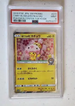 2018 Pokemon SM-P Promos (JP) Cherry Blossom Afro Pikachu #211/SM-P - Image 4