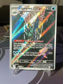 Clawitzer 141/132 Me01: Mega Evolution Holo Pokemon NM/Mint - Image 1