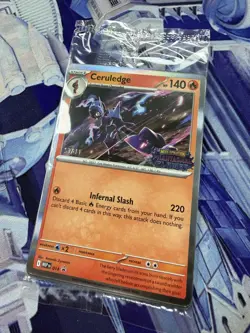 Pokemon TCG Phantasmal Flames STAFF Promos Full Set of 4 Sealed - Image 1