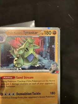 Tyrannitar 096/182 (Pokemon Center Exclusive) Stamped Promo NM With Swirl - Image 5