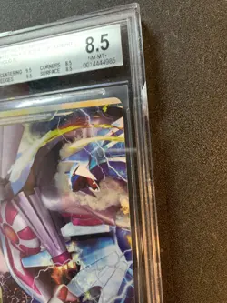 POKEMON TRIUMPHANT PALKIA & DIALGA LEGEND TOP #101 HOLO CHIPPED BGS 8.5 NM-MT+ - Image 2