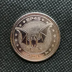 Golbat Pokemon Coin Medal game Japan Anime rare Pocket monster Nintendo F/S - Image 2