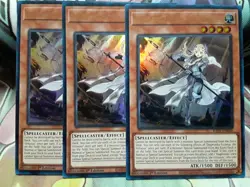 Yugioh Dogmatika Ecclesia, the Virtuous X3 Ultra RA01-EN020 1st NM Playset - Image 1