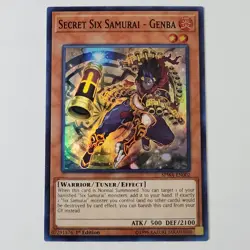 Secret Six Samurai - Genba - SPWA-EN002 - NM/VLP - Super Rare - 1st ed - Yugioh - Image 1