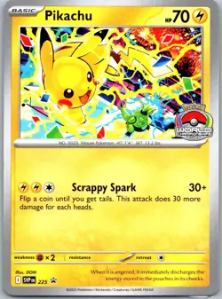 Pikachu - (World Championship 2025) Promo SV: Scarlet & Violet Promo Cards 225 N - Image 1