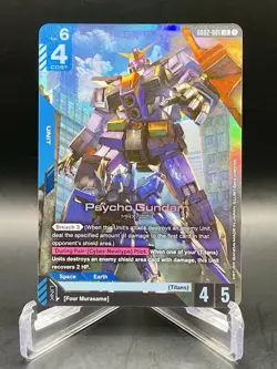 Psycho Gundam GD02-001 LR Dual Impact Legendary Rare Gundam Card Game NM/M - Image 1