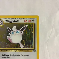 1st edition Wigglytuff 16/64 Jungle Holo Rare Card LP Pokemon TCG - Image 3