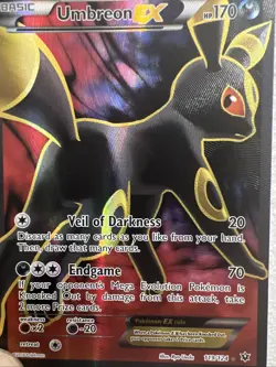 Pokemon XY Fates Collide Umbreon EX Full Art Holo Card 119/124 LP Ultra Rare - Image 2