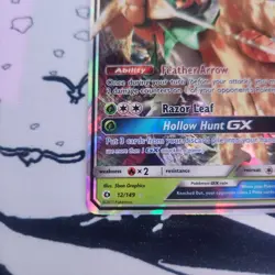 Decidueye GX 12/149 Sun and Moon Full Art Holo Pokemon Card TCG Ultra Rare - Image 3