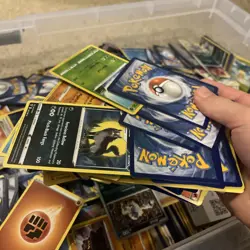 Approx 13lbs Pokemon Bulk Cards Lot Good Condition All Eras Some May Be Damaged - Image 4