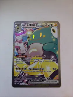 Iono's Bellibolt EX Sir 183/159 SV09 Holo Pokemon TCG Card Journey Together - Image 1